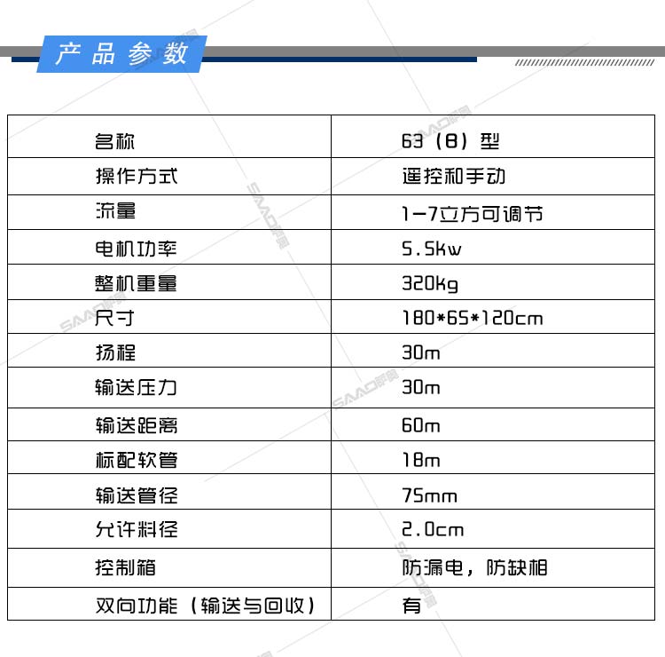 微型二次結構澆筑泵